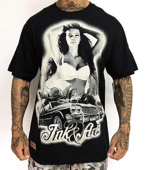 Camiseta Ink & Art Cali Girl Preta
