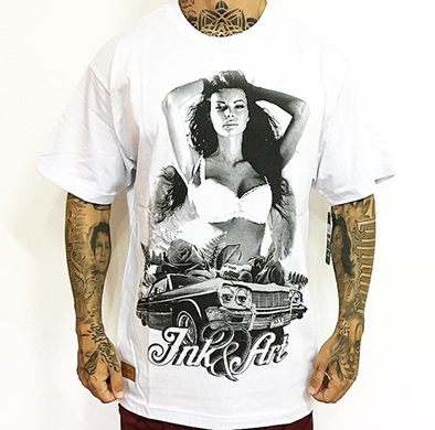Camiseta Ink & Art Cali Girl Branca